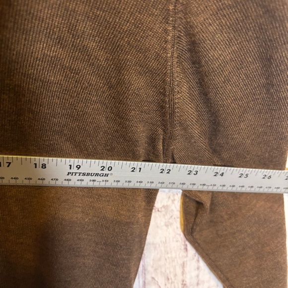 Lorenzo Magni Men’s 100% Wool Brown V-Neck Sweater Made in Italy Large - Picture 5 of 6